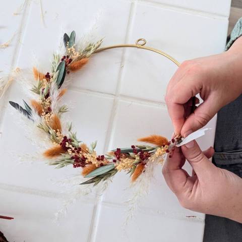 Atelier Petite couronne de fleur sches